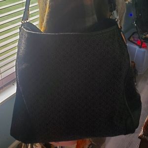 Coach black shoulder bag